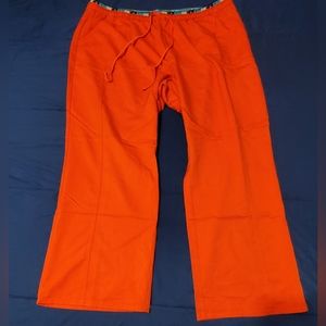3X Orange ScrubStar Pants